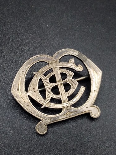 Antique silver brooch - antique,