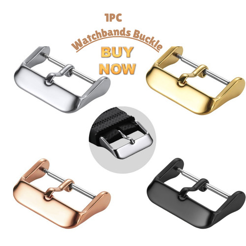 Stainless steel watch buckle - steel,