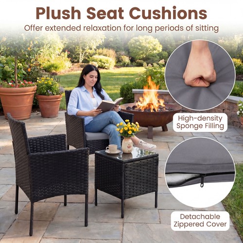 Chairs side table outdoor - side,
