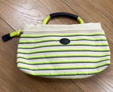 Longchamp Canvas Clutch Bag