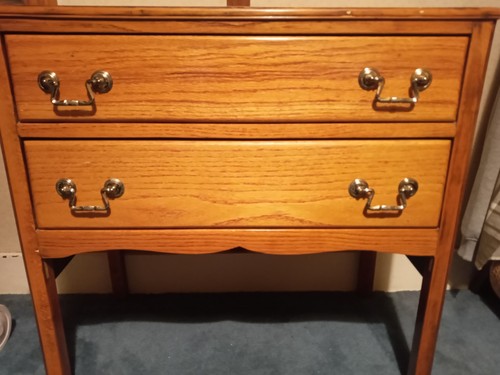 Chest drawers oak - chest, of