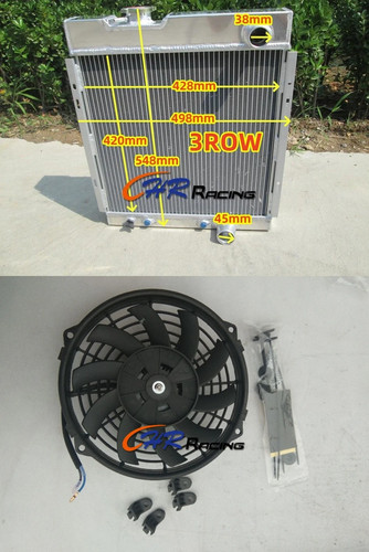 Aluminum radiator fan for - radiator+14"fan,
