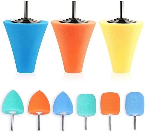 Polishing buffing head - 9x, pads
