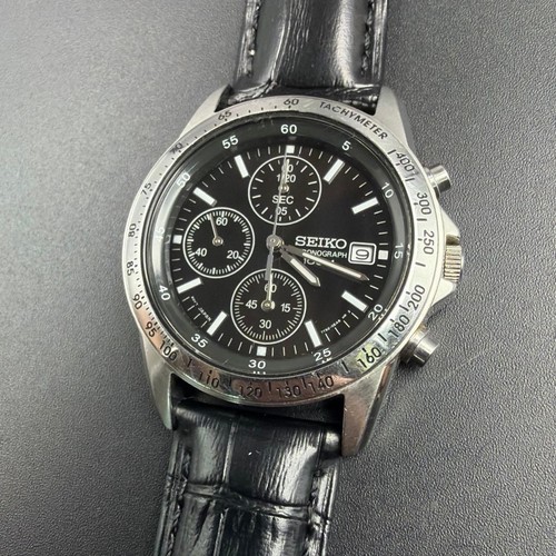 Seiko chronograph date - seiko,