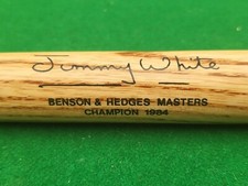 JIMMY WHITE MASTERS CHAMPION 1984 SNOOKER CUE