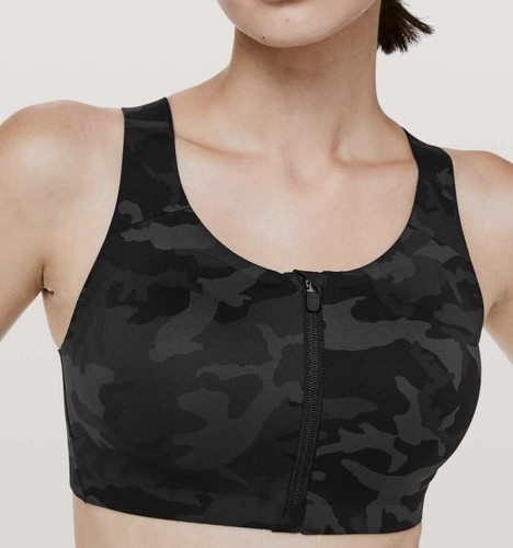 Lululemon enlite zip front bra - zip,