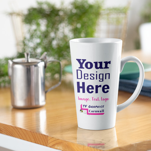 Personalised 17oz latte - latte, mug