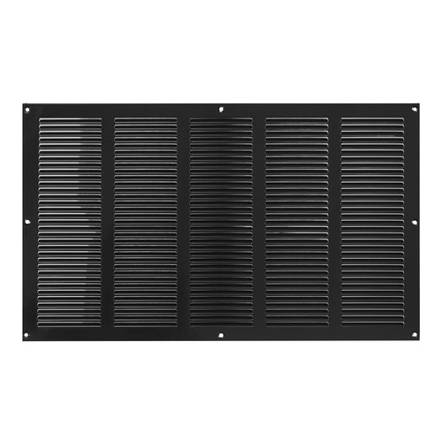 Black metal air vent grille - air,