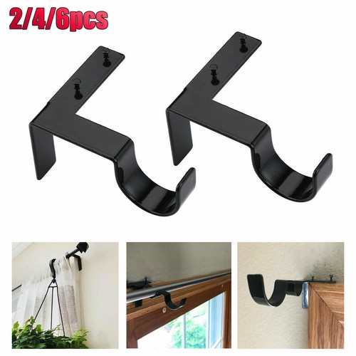 6pc curtain pole brackets - brackets, no