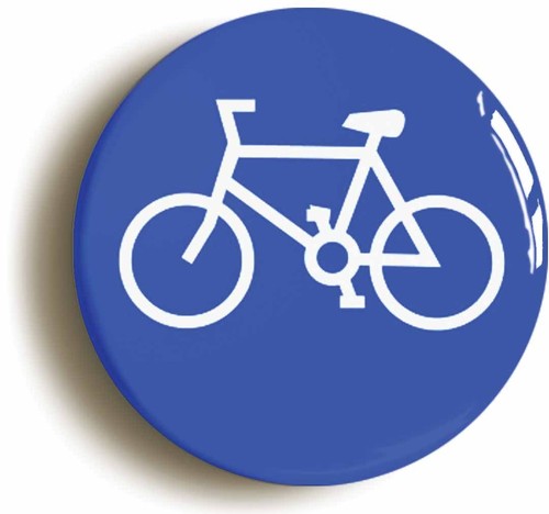 Cyclist road sign - cyclist,
