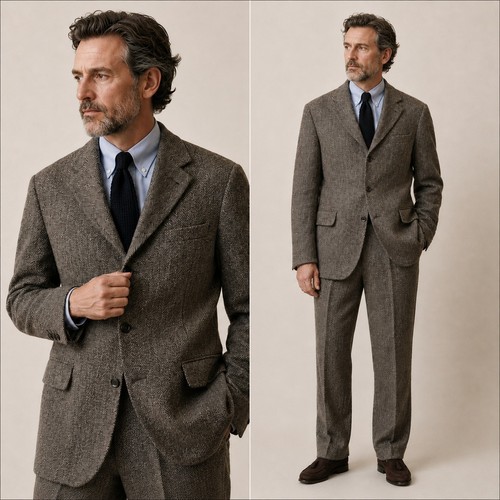 John simons herringbone - herringbone, tweed