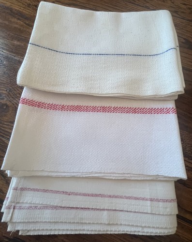 Vintage linen tea towels - vintage,