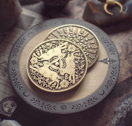 Witch wheel cycles brass - witch's, cycles:
