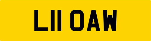 Land rover 110 number plate - land,