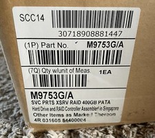 M9753G/A SVR PRTS XSRV RAID 400GB PATA - XSERVE RAID PARTS KIT - UNUSED IN UK