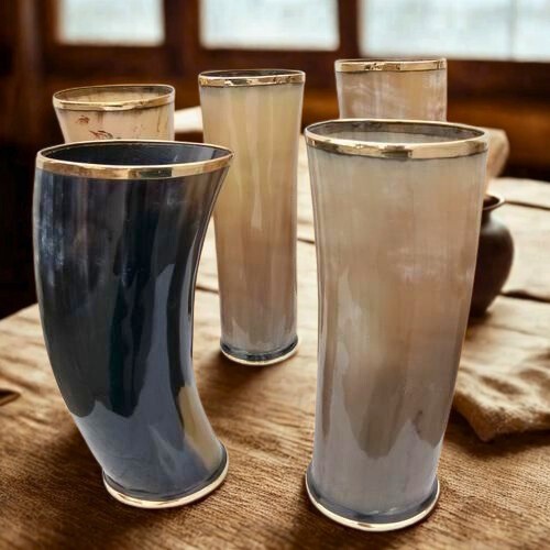 Buffalo horn drinking - horn, with