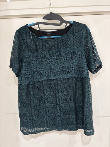 Woman lindex green lace - woman’s,