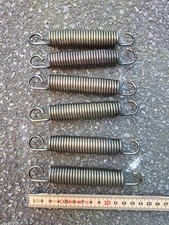 6 x Plum Trampoline Springs 14cm metal strong Used.