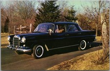 1961 MERCEDES-BENZ 190D Automobile Advertising Postcard 4-Door Sedan / Unused