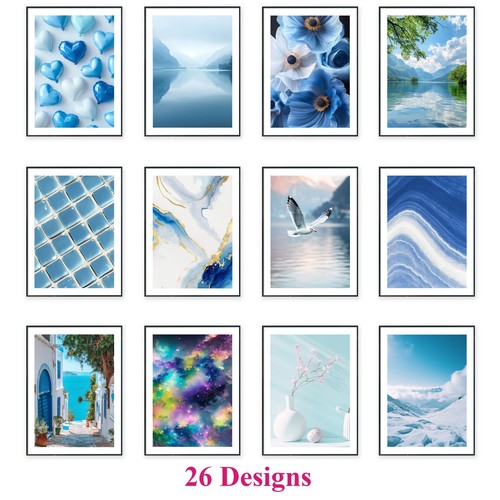 Blue botanic nature - blue,