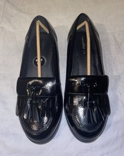 Womens Wide Fit Tassle Loafer