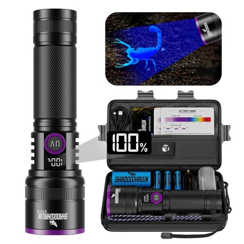 Shadowhawk 365nm torch with - shadowhawk, uv