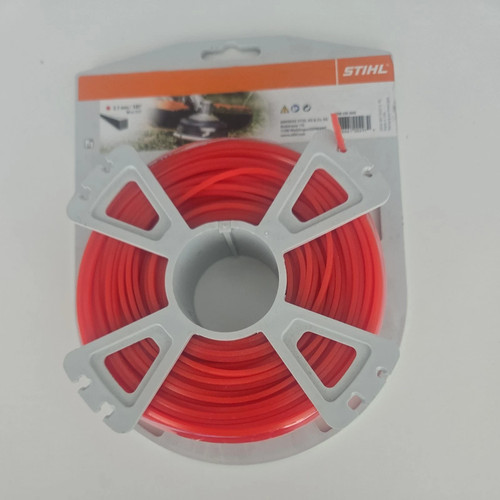 Stihl 7mm square red nylon - stihl,