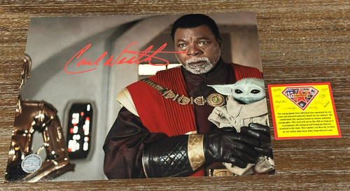 Carl weathers signed the - carl,