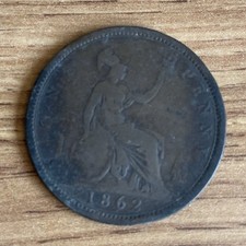 British One Penny Queen
