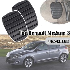 2Pcs For Renault Megane 3 2002-2016 Car Rubber Brake Clutch Foot Pedal Pad Cover