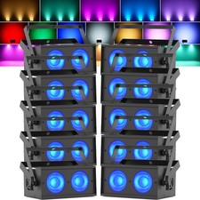 150W RGBW COB LED Dyeing Par Light DMX Stage DJ Audience Blinder Light Show Bars