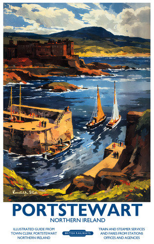Vintage portstewart promenade - vintage,