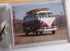 Vintage old Keyring plastic Window Motor Vehicle Split Screen VW Camper Van 