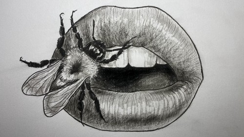 Pencil portraits hand - a3,