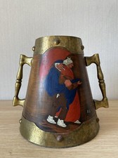 Antique Wooden Vessel With