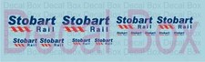  STOBART RAIL  DECALS ,CORGI