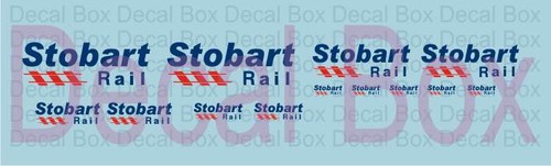 Stobart rail decals corgi - ,