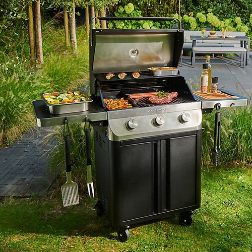 Burner gas bbq grill outdoor - gas,