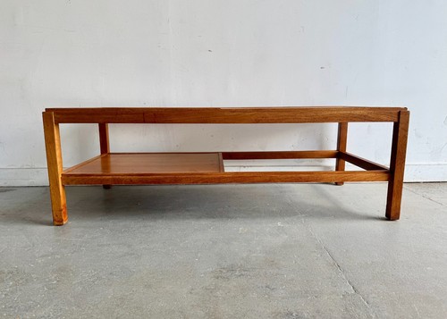 Large vintage teak coffee - vintage,