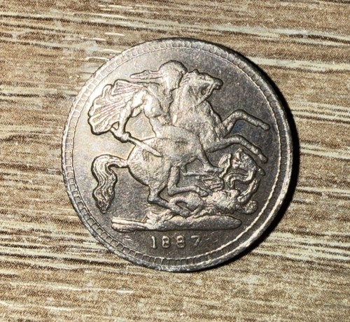 1887 queen victoria silver - 1887,