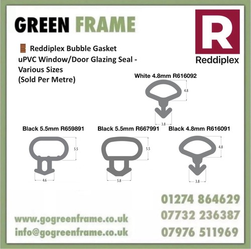 Reddiplex bubble gasket upvc - bubble,