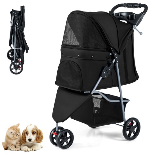Foldable wheel pet - foldable, stroller