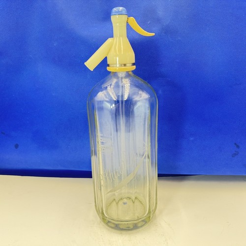 Soda syphon etched benjamin - etched,