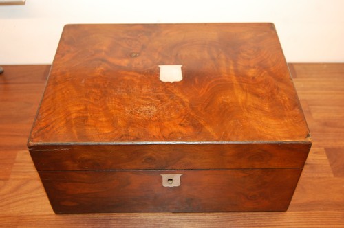 Antique music box with - box,