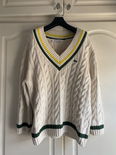 Ladies lacoste neck jumper - neck,