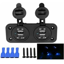 12V Double USB Socket Dual