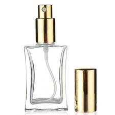 Refillable Perfume Bottle 30/50ml Clear Empty Travel Spray Atomizer Glass Bottle