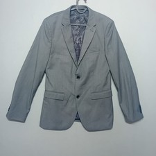 Topman Mens Suit  2 Peice 38R Grey 32R Trousers Smart Formal Occasion