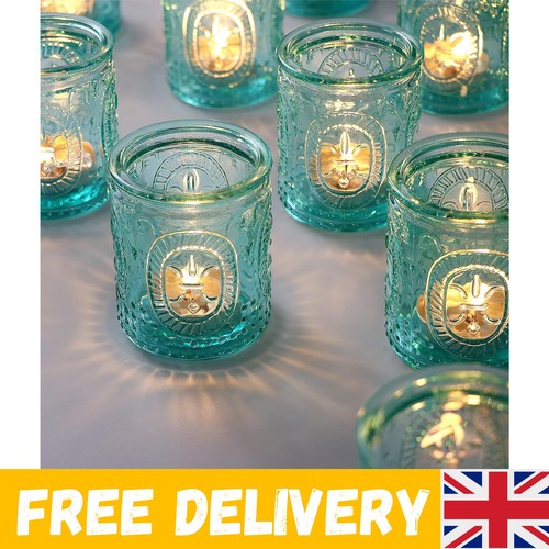 Pcs vintage candle holders - 12,