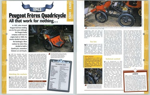 Peugeot freres quadricycle - quadricycle,